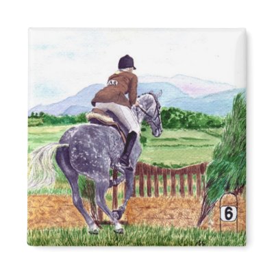 Jumping Horse Magnet by mozache
