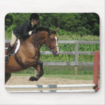 Jumping Horse Mouse Pad