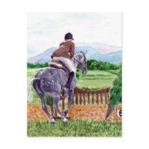 Jumping Horse Postcard