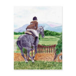 Jumping Horse Postcard