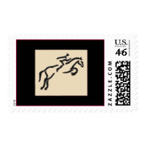 Jumping Horse STamp