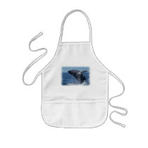 Jumping Humpback Whale  Children's Apron