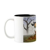 “Jumping into Leaves” Mug