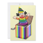 Jumping Jack in the Box Personalized Announcement