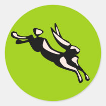 Jumping Jack Rabbit stickers