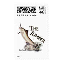 Jumping Marlin-Nice fisherman's catch postage