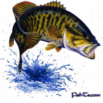 Jumping Smallmouth Sculpture photo sculptures