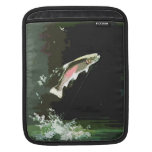 JUMPING TROUT ART iPad SLEEVE
