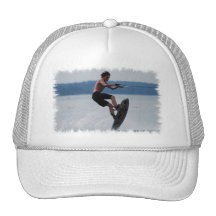 Jumping Wakeboarder  Baseball Hat