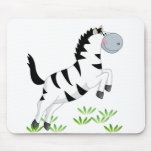 Jumping zebra mousepads