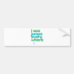 jumps everywhere bumper stickers