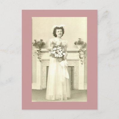 June Bride Postcard