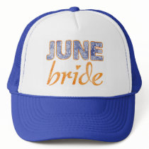 June Bride Wedding T-Shirt hats