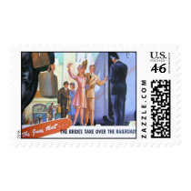 June Brides Postage Stamps