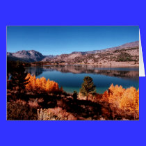 June Lake, Mammoth California Nature Card cards