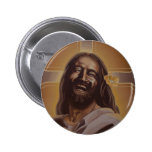 june moon's Lauhing Jesus button buttons