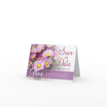 June Wedding - Lavender Daisies Greeting Cards
