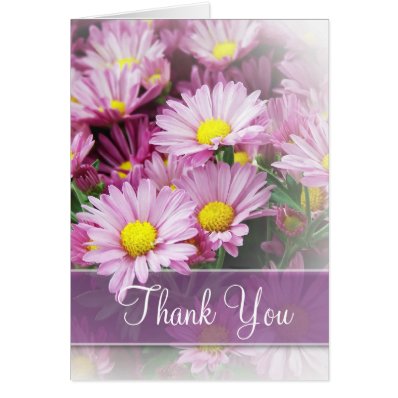 June Wedding - Lavender Daisies Card