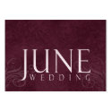 June Wedding Note cards business cards