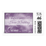 June Wedding Postage Alexandrite