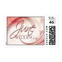 June Wedding Postage Stamp