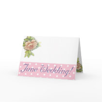 June Wedding Save The Date Invitation-Customize cards