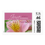 June Wedding Save the Date Postage Stamp
