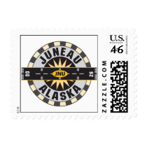 Juneau Alaska JNU Airport Stamp