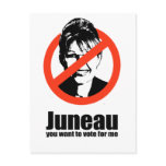 Juneau you want to vote for me post cards