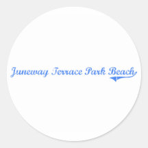 Juneway Terrace Park Beach Illinois Classic Design Stickers
