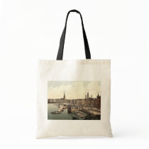 Jungfernsteig from the North, Hamburg, Germany cla Canvas Bags