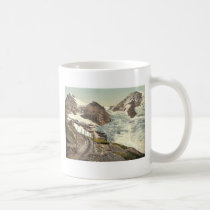Jungfrau, railroad, Eiger and Monch, with Eiger Gl mugs
