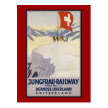 Jungfrau-Railway Bernese oberland Postcards