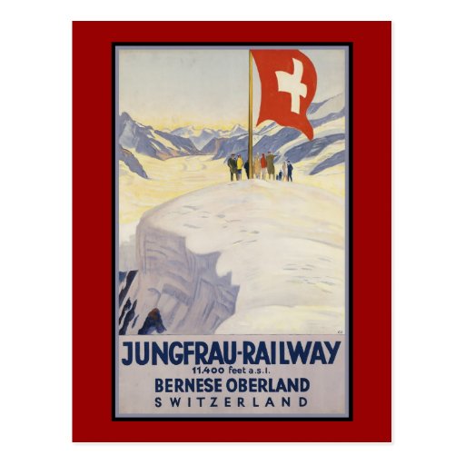 Jungfrau-Railway Bernese oberland Postcards