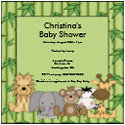 Jungle Baby Shower Invitation