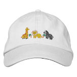 Jungle Animals embroidered hats