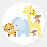 Jungle Animals Envelope Seals Stickers