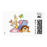 Jungle Animals Postage Stamp Jungle Animals Postage Stamp