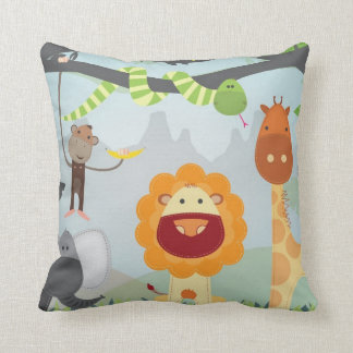Jungle Animal Pillows - Decorative & Throw Pillows Zazzle