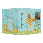 Jungle Babies, Giraffe Baby Book Binder Scrapbook