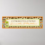 Jungle Baby Banner Posters