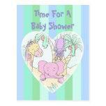 Jungle Baby Heart 2- Baby Shower Invitation Postcards
