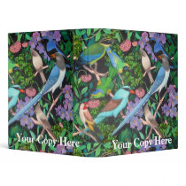 Jungle Birds of Asia Customizable Binder