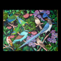 Jungle Birds of Asia Poster posters
