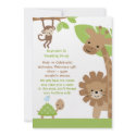Jungle Birthday Party Invitation invitation
