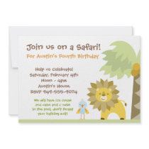 Jungle Birthday Party Invitation by SoCalTeeShirts Jungle Birthday Party Invitation