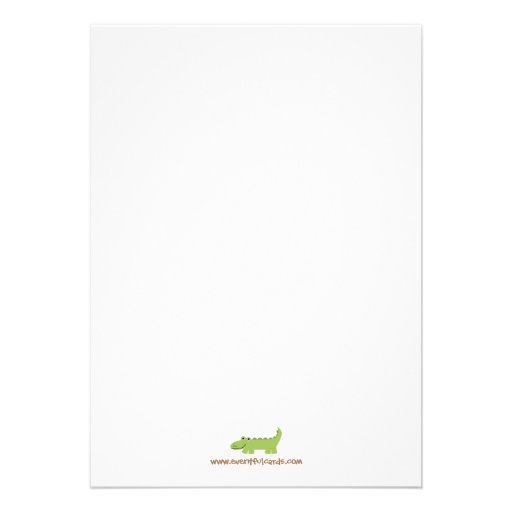 Jungle Birthday Party Invitation