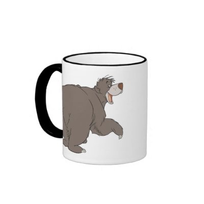 Jungle Book Baloo bear dancing  "follow me friend" mugs