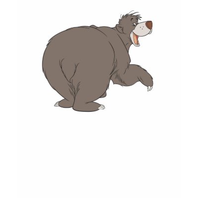 Jungle Book Baloo bear dancing  "follow me friend" t-shirts
