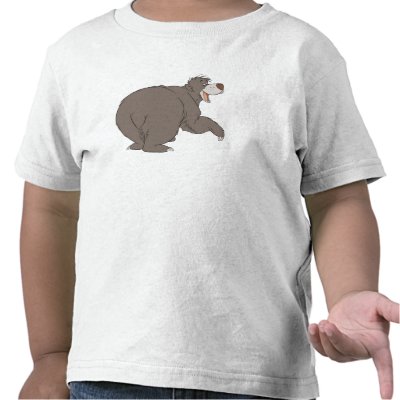 Jungle Book Baloo bear dancing  "follow me friend" t-shirts